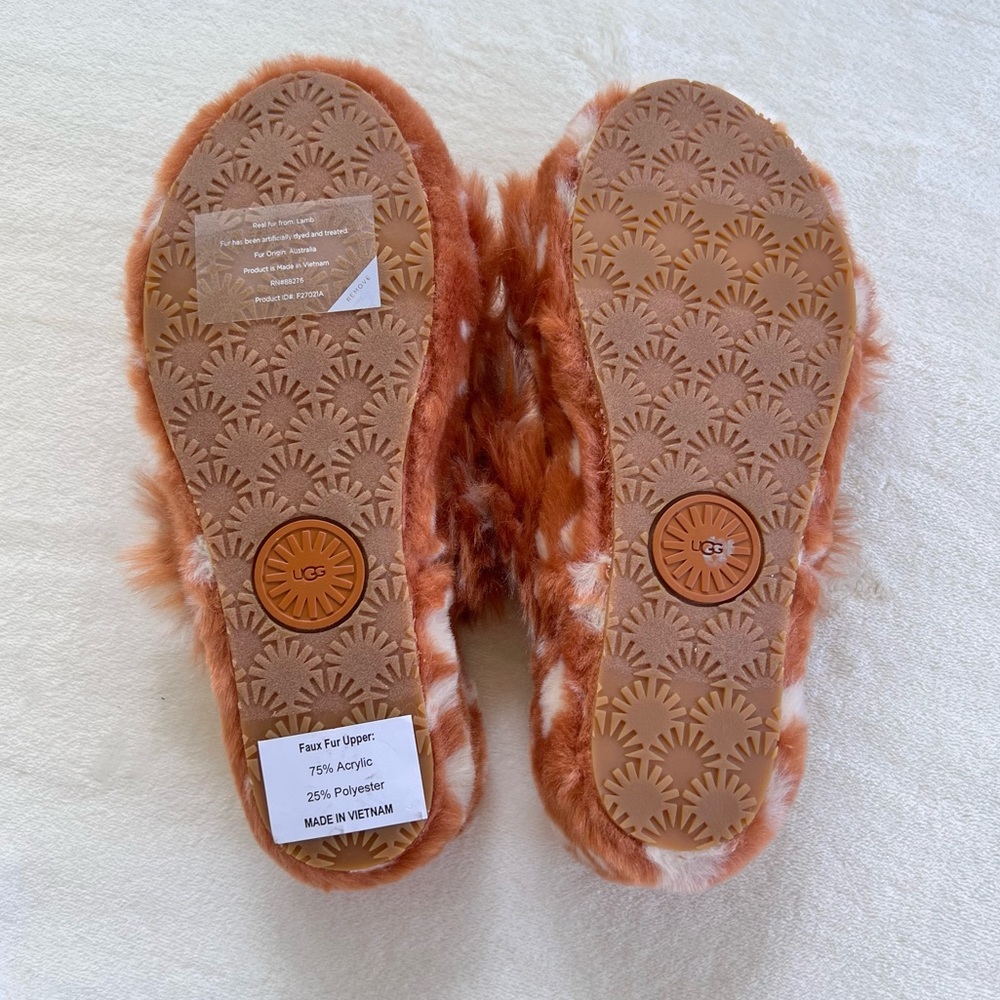 ✨HP✨ UGG Oh Yeah Spots Slippers in Natural - Picture 12 of 12